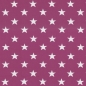 Preview: Jersey Swafing - Sterne - 3,5 cm - Beere
